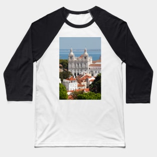 Igreja de Sao Vicente de Fora in Alfama, Lisbon, Portugal Baseball T-Shirt